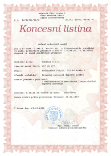 Koncesní listina